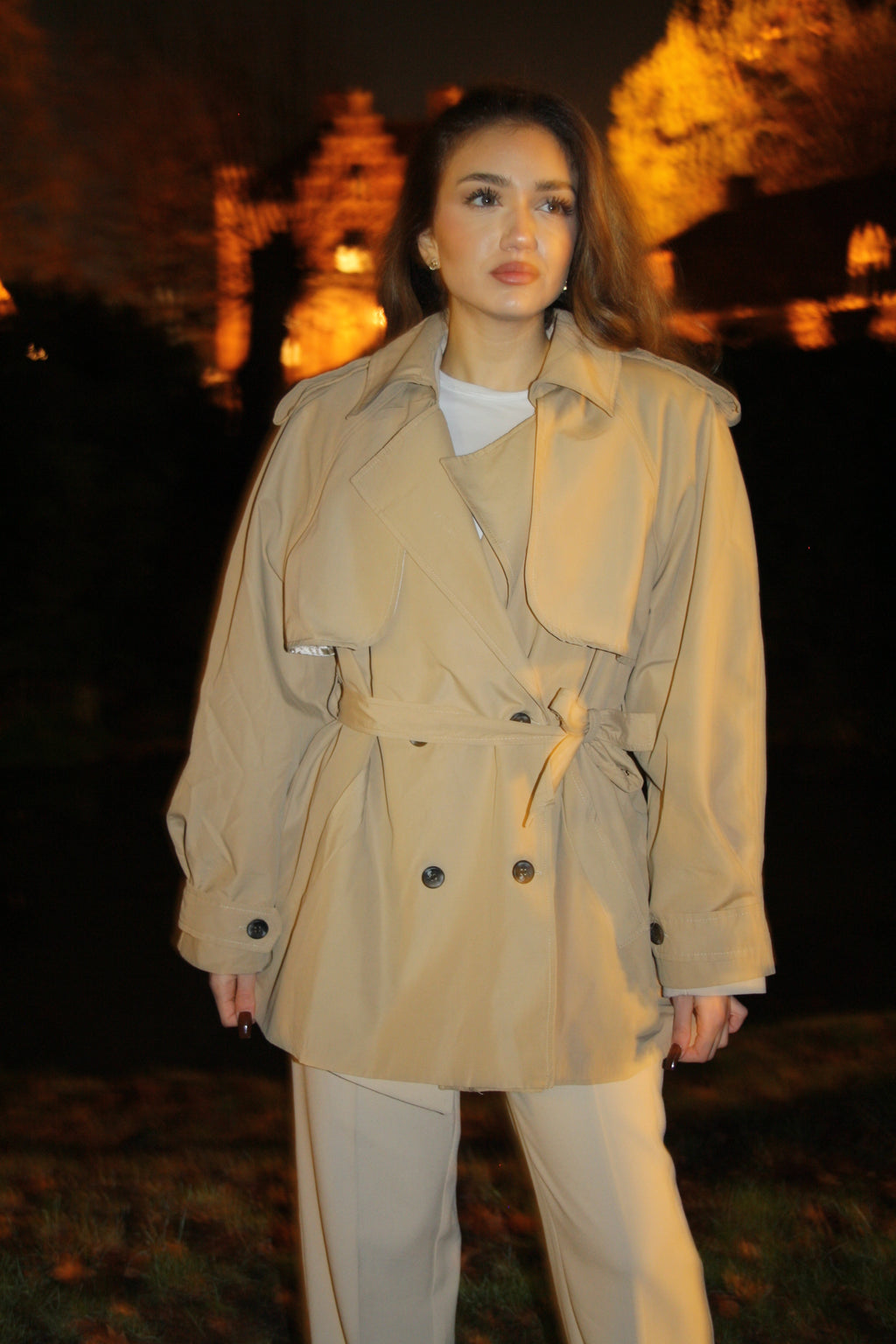 Zelin Kort Trenchcoat