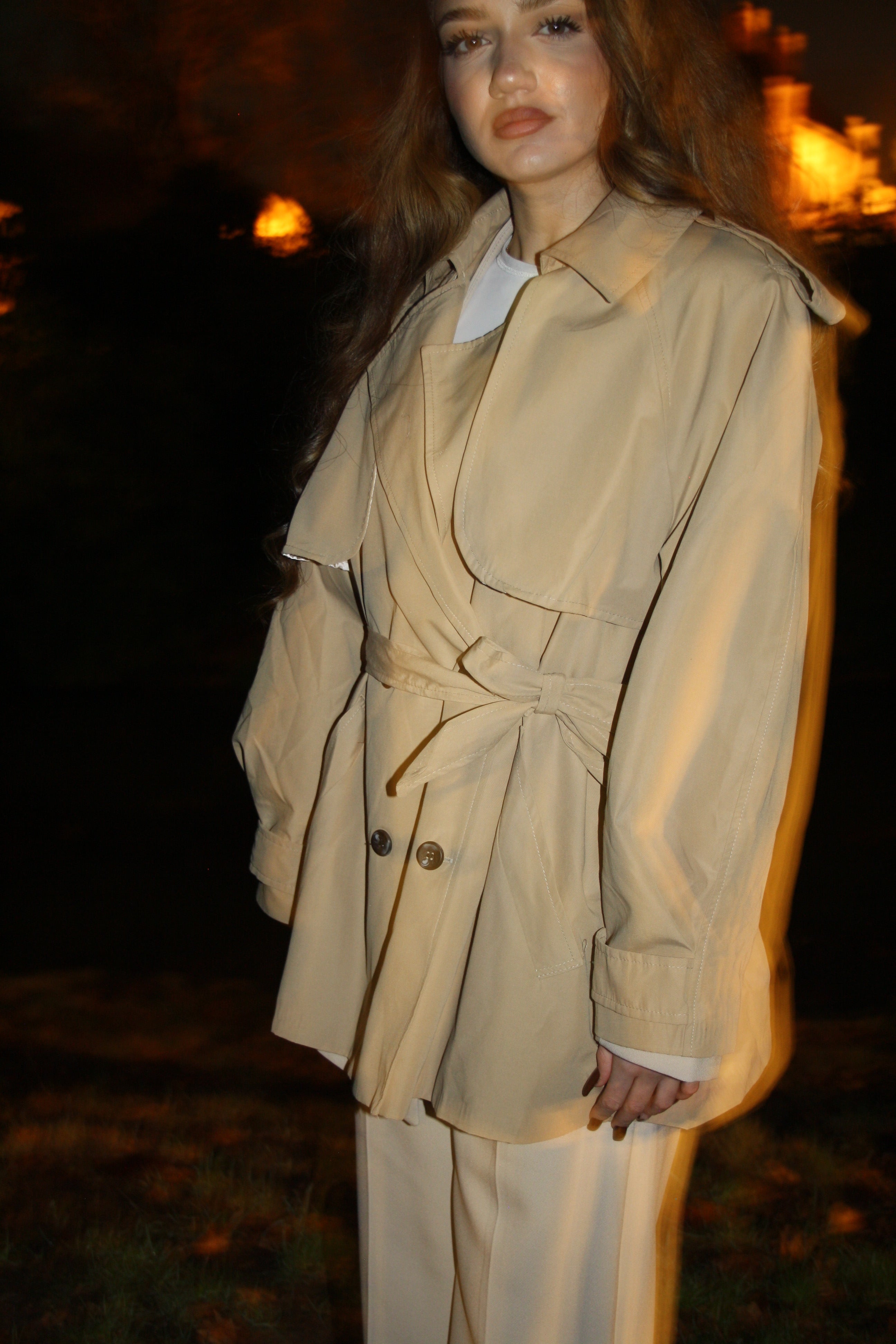 Zelin Kort Trenchcoat